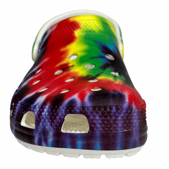 Crocs Classic Women’s Tie Dye Clogs Size 6/Mens 4 Multicolor Water Friendly - Picture 5 of 13